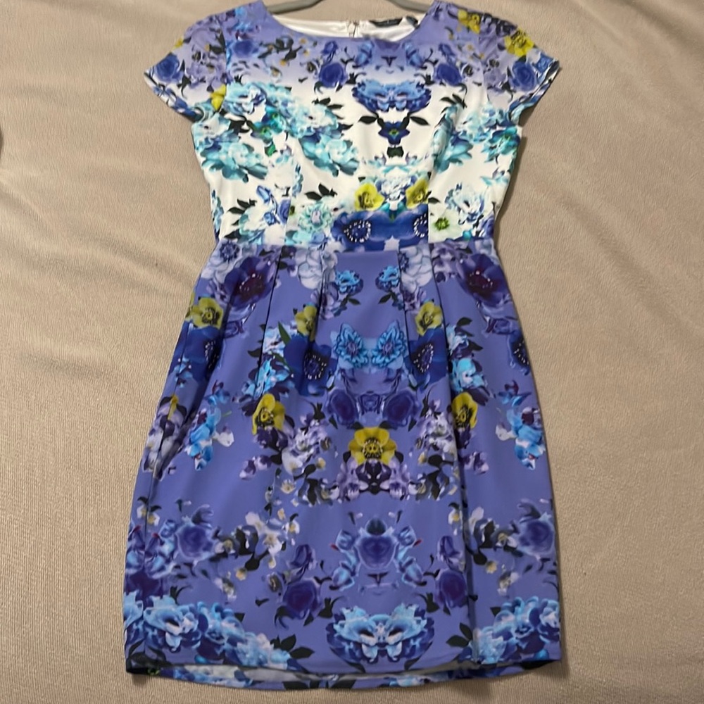 Marciano floral mini dress